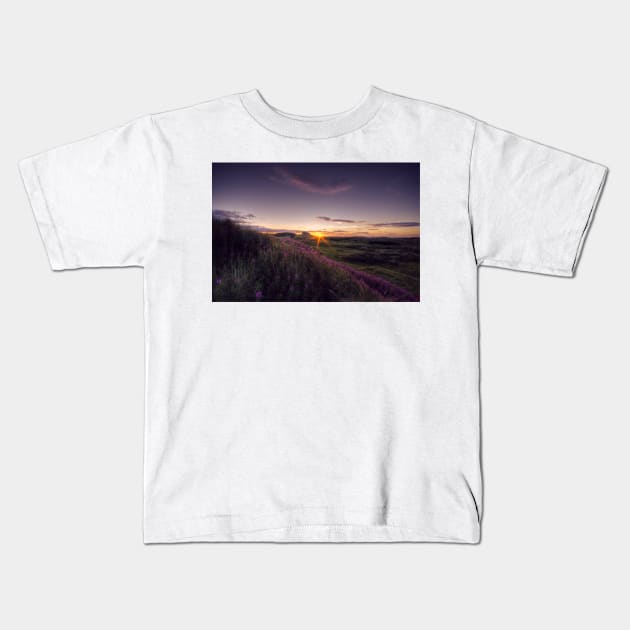 Bamburgh Castle Kids T-Shirt by Nigdaw